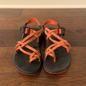 Chacos, Yellow and Orange, Size 5